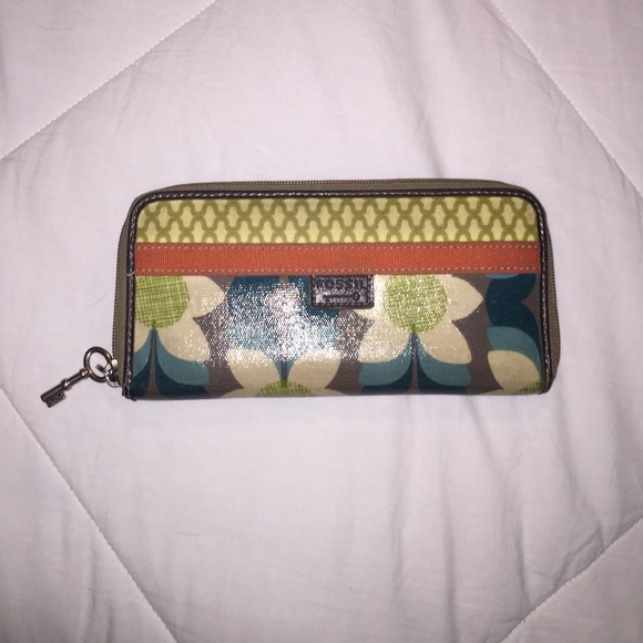 Floral Fossil Wallet