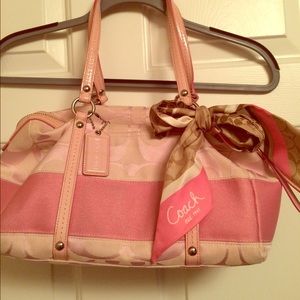Pink Coach Handbag