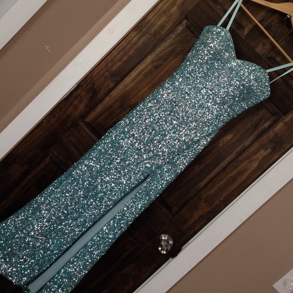 La Femme aqua dress