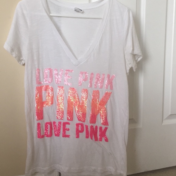 Pink sequin shirt. Perfect Condition