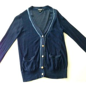 DKNY Navy Cardigan