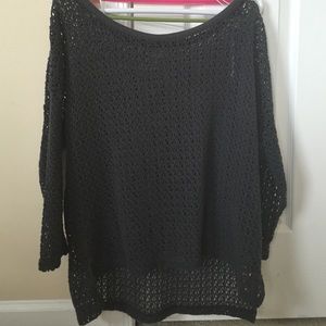 Sweater like beach coverup