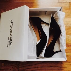 Dune London -Head Over Heels  Black heels