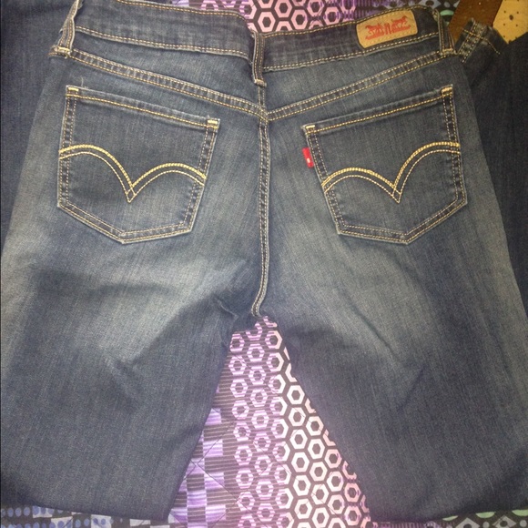 518 superlow Levi's boot cut jeans