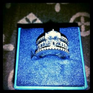 Brilliant Diamonius Baguette 925 Ring 6