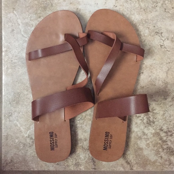 Mossimo brown strappy sandals!