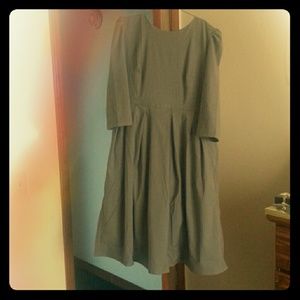 Custom Grey dress with tuell underskirt