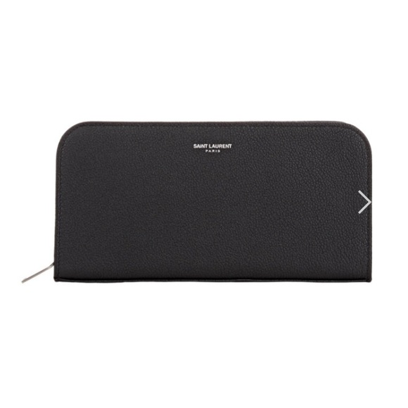Classic Saint Laurent Zip Around Wallet