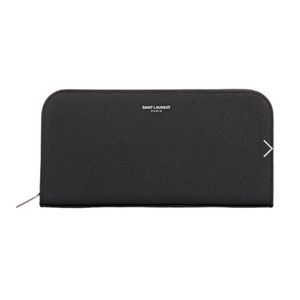 Classic Saint Laurent Zip Around Wallet