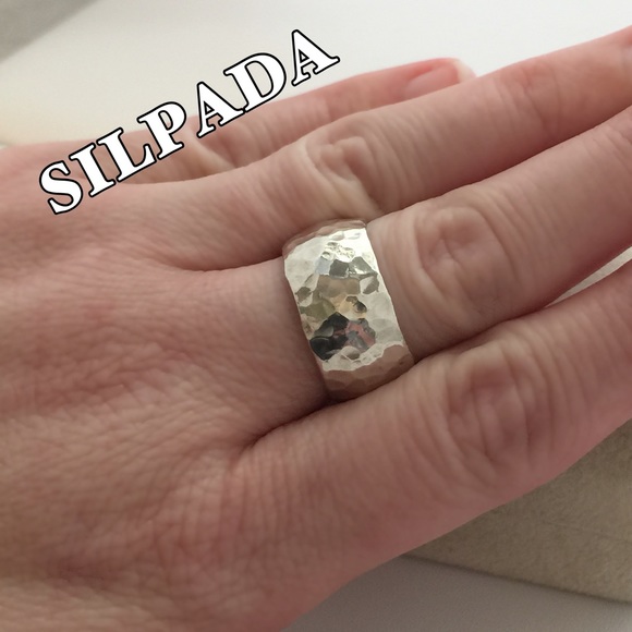 Silpada Jewelry - SILPADA Hammered Wide Band Ring Sterling Silver