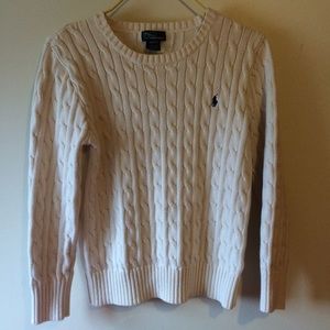 ralph lauren cable knit sweater