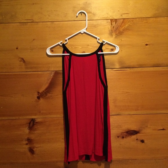 Cute Red eyelet blouse