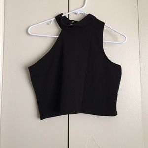 Black Crop Top