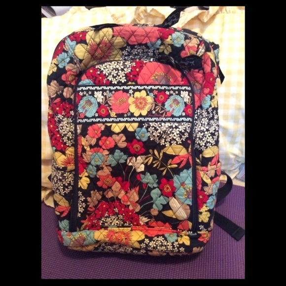 Happy Snails Vera Bradley laptop backpack