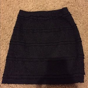 Black lace pencil skirt, perfect condition