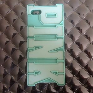 iPhone 5c teal glow in the dark PINK case