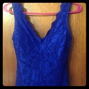 vintage style blue gown