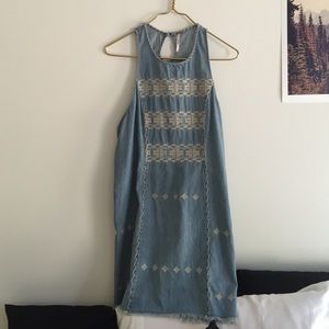 Denim free people dress