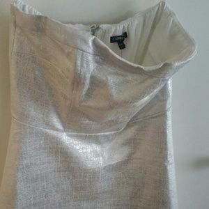 Silver sleeveless dress