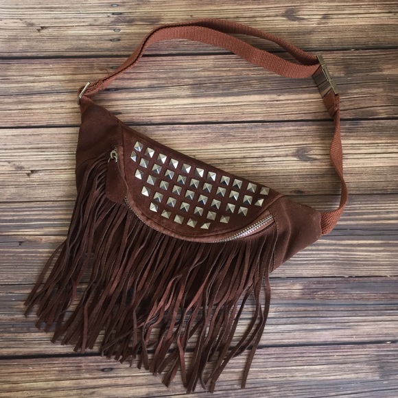 Fringe fanny pack