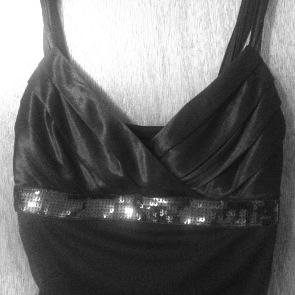 Vintage black semi-formal dress