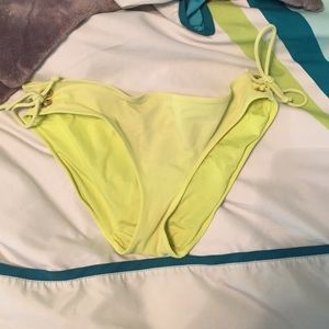 Victoria's Secret neon yellow swim