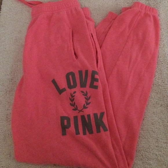 Pink sweats