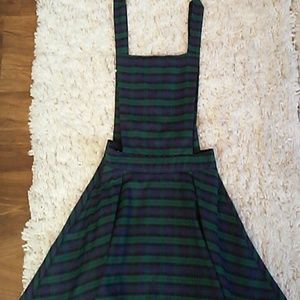 Plaid Pinafore ADORABLE MUST GO