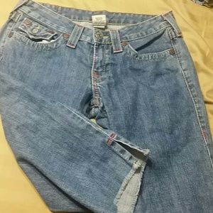 True religion capris sz 28