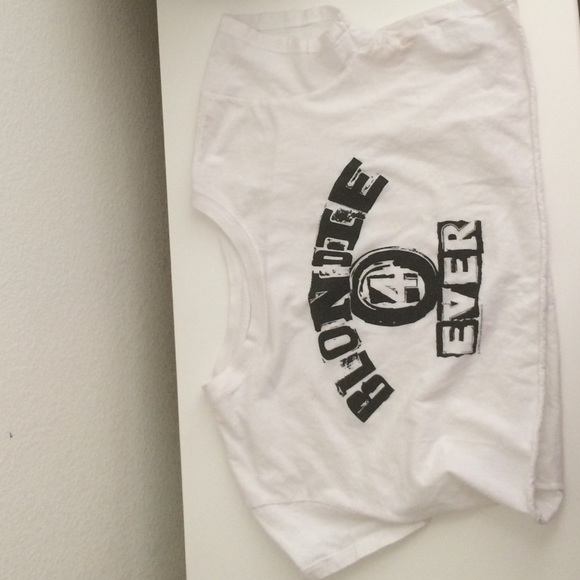 H&M BLONDIE 4 EVER CROP TOP