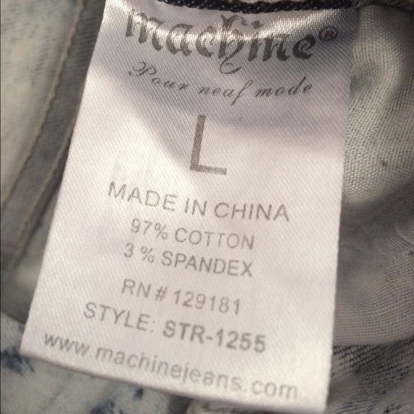 Acid Wash Jean Shorts - Picture 3 of 3