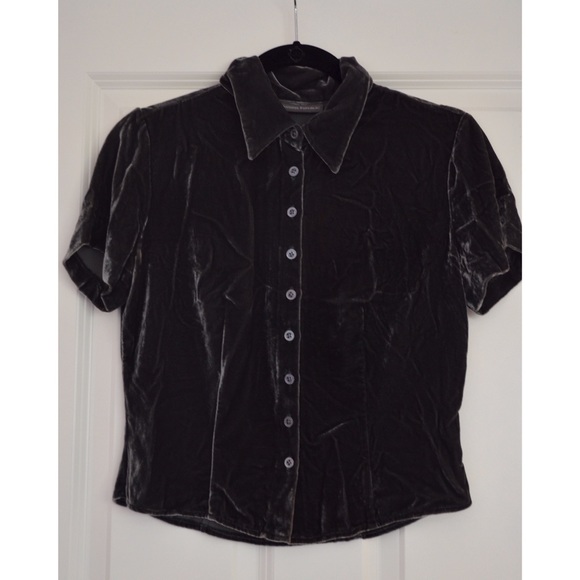 Banana Republic velvet top