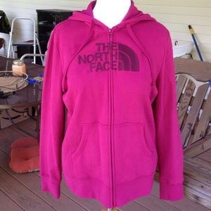 The North Face zippered Hoodie