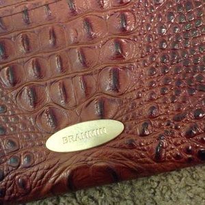 Brahmin Brn embossed clutch