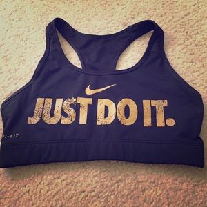 Nike DriFit sports bra.