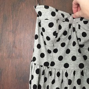 H&M bustier style polka dot sundress