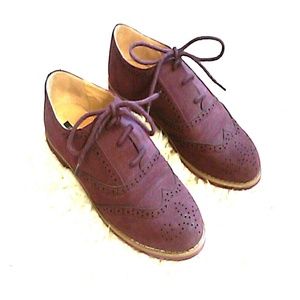Burgundy Oxfords