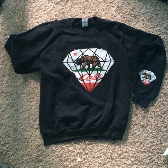 Cali diamond crewneck sweatshirt
