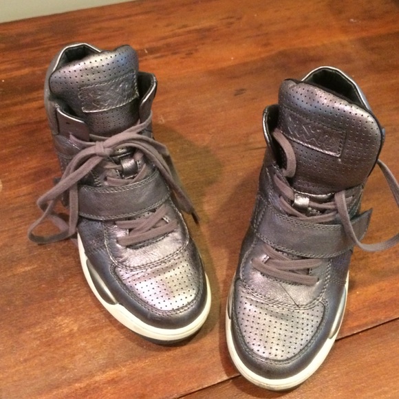 Ash metallic heeled sneakers