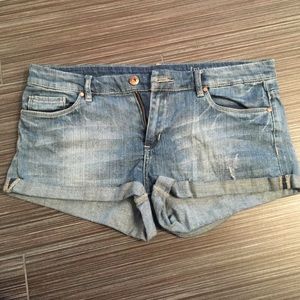 Blank Jean Shorts