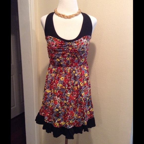Floral print dress