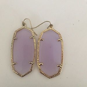 Sheer lavender Kendra Scott earrings