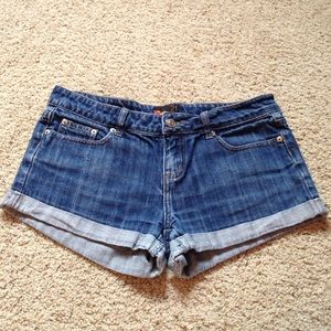 Denim shorts
