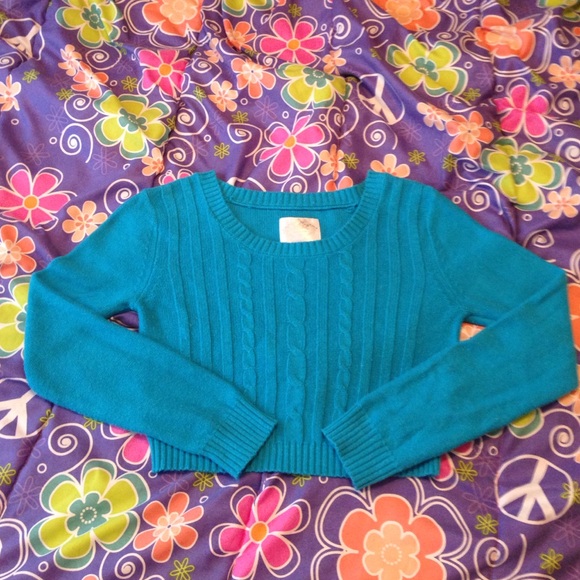 Blue Crop Justice Sweater