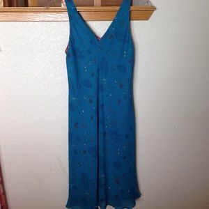 A reversible Aqua and pink dress .See photos.