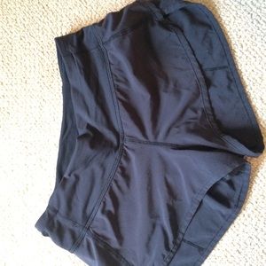 Black Lulullemon shorts! Super comfortable!
