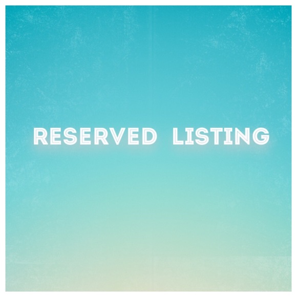 Reserved for @Jess0991