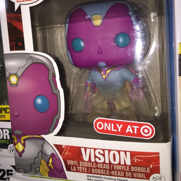 FUNKO POP THE AVENGERS VISION TARGET EXCLUSIVE HTF