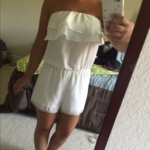 White Tobi/honey punch romper