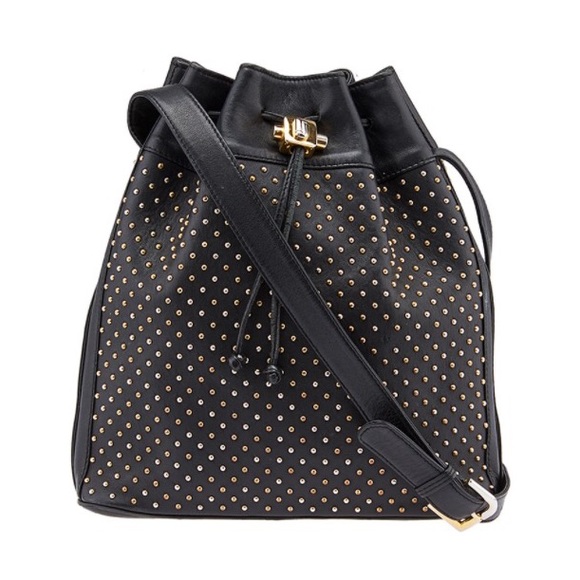 🚫Sold🚫 Black & Gold Studded Shoulder Bag